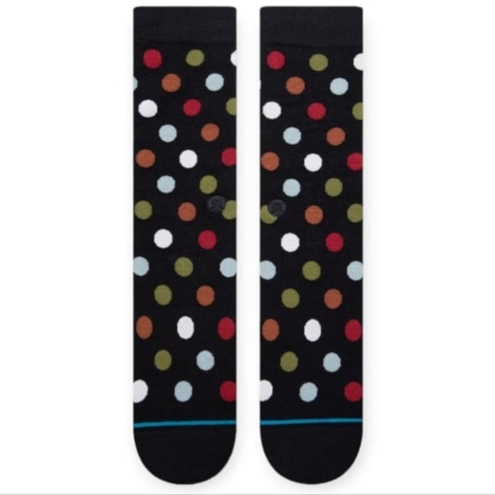 NWT Men's Trance Stance Colorful Polka Dot Socks - Picture 2 of 4